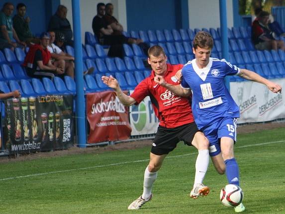 Z utkání FK Kolín - Táborsko B (3:2).