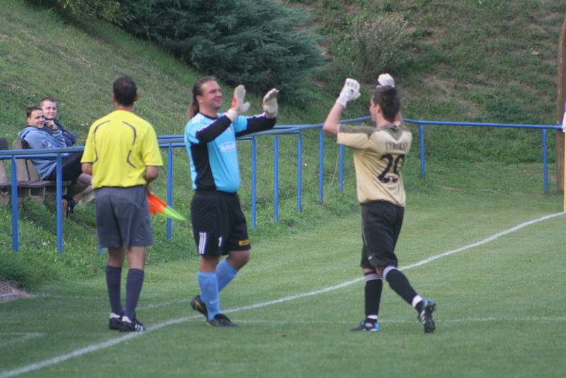 Z utkání Polepy - Říčany (4:1).