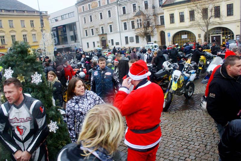 Již 15. vyjížďka kolínských motorkářů na Štědrý den