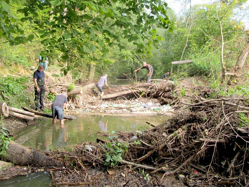 Po povodních museli vodáci odklízet hlavně stromy