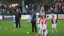 Z přátelského utkání Slavia Praha - Slovan Bratislava (1:3). 