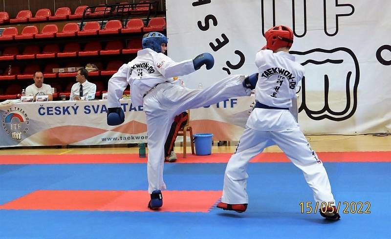 Borci kolínské Taekwondo ITF školy Silla se zúčastnili MČR v Nymburce