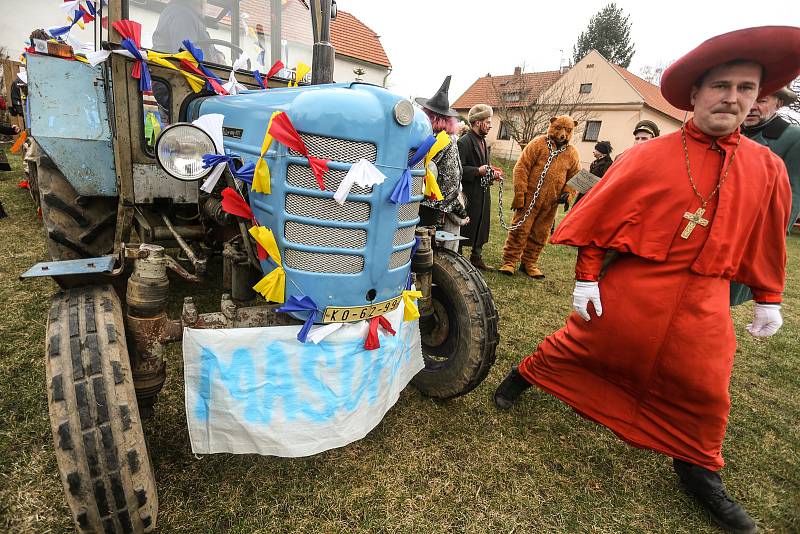 Masopust v Toušicích.