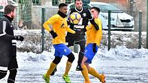 Z přípravného utkání FK Kolín - Benešov (1:3).