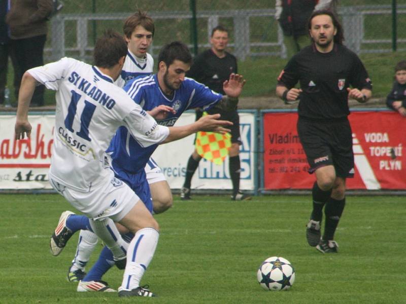 Z utkání FK Kolín - Kladno (1:0).