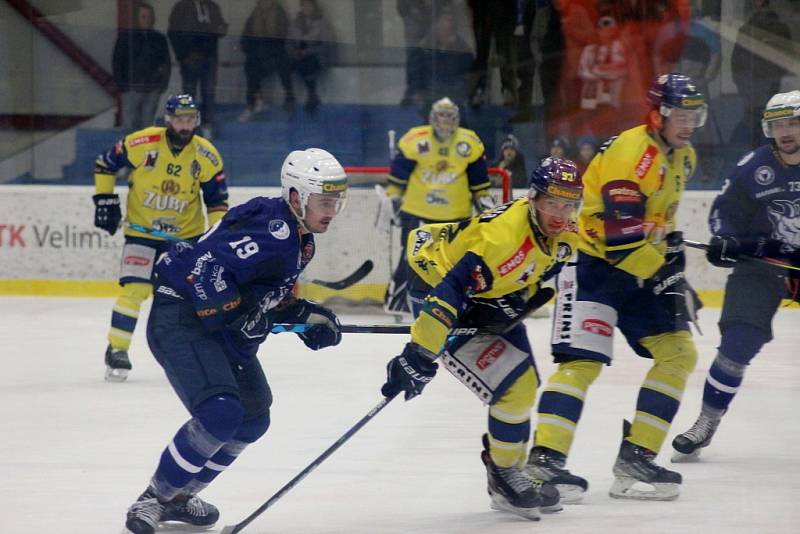 Z hokejového utkání Chance ligy Kolín - Přerov