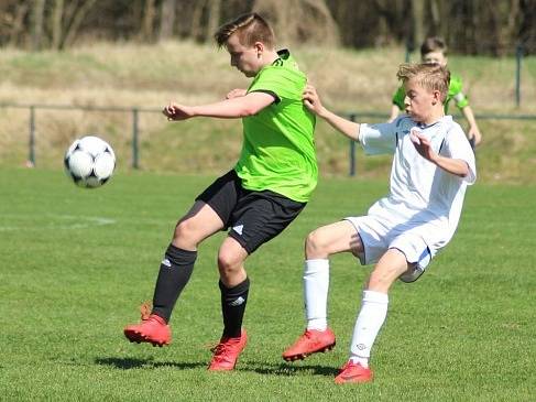 Z utkání žáků FK Kolín U14 - Benešov (0:2).