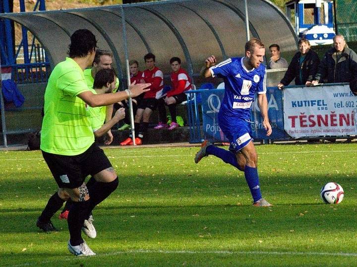 Z utkání FK Kolín - Přední Kopanina (1:1, PK 8:9).