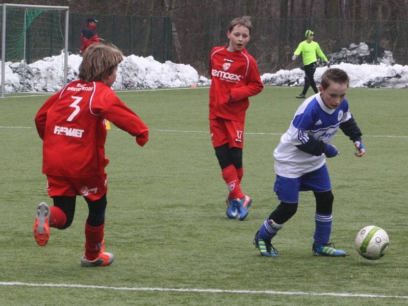 Z utkání FK Kolín U12 - FK Pardubice (3:12).