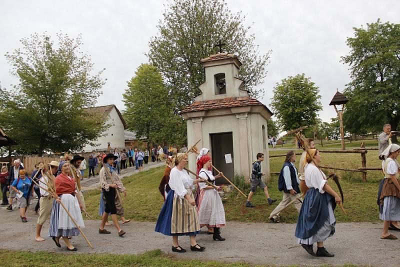 Dožínky v kouřimském skanzenu