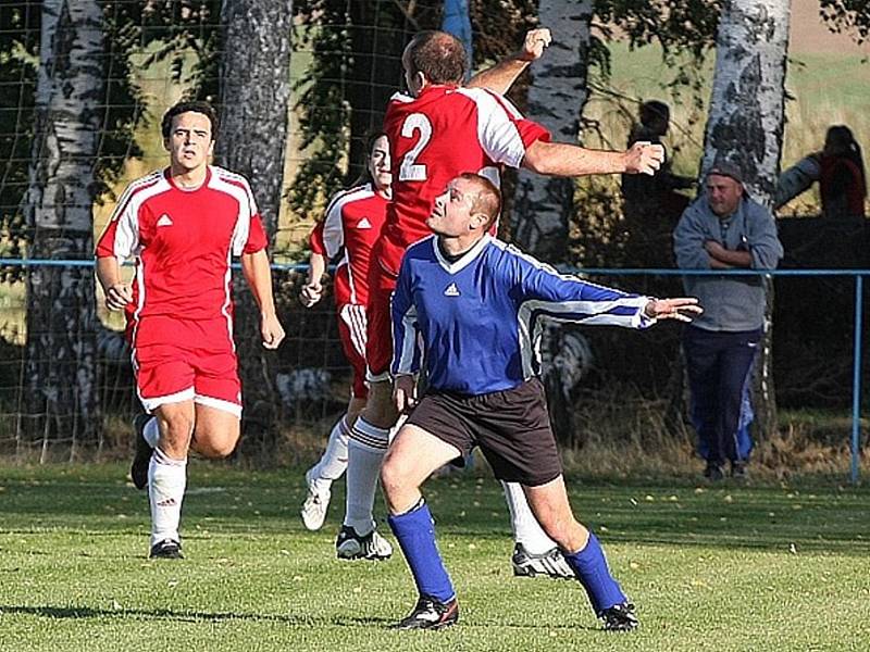 Z utkání Plaňany - Bečváry 2:0