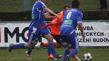 Z utkání FK Kolín - Roudnice nad Labem (0:0).