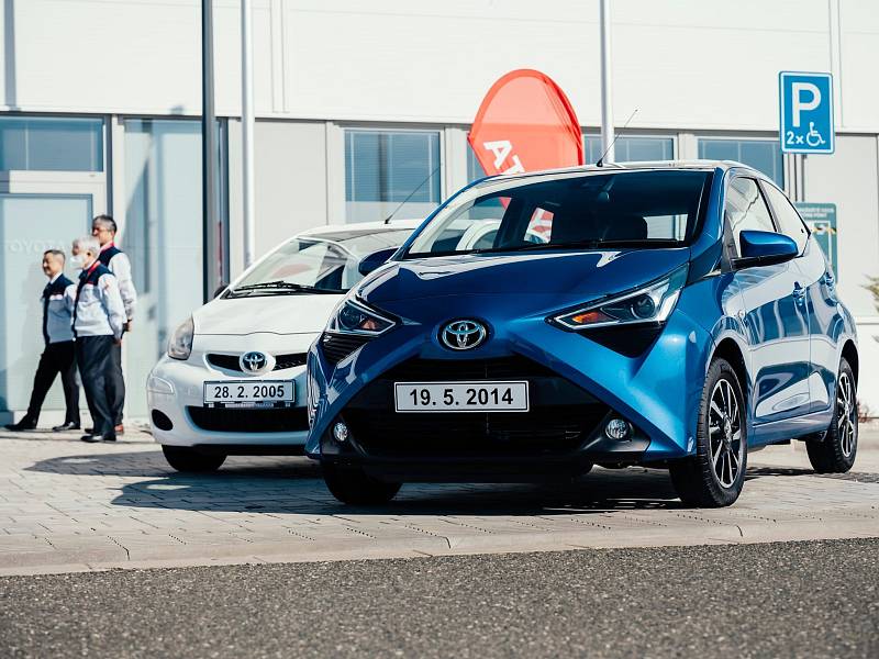 Předávání Toyoty Aygo X v Kolíně.