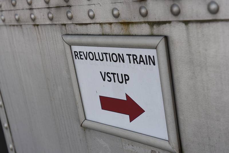 Revolution train v Kolíně.