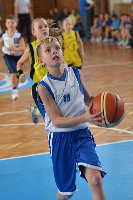 Mladí basketbalisté Kolína (U11) porazili dvakrát s přehledem Benešov B.