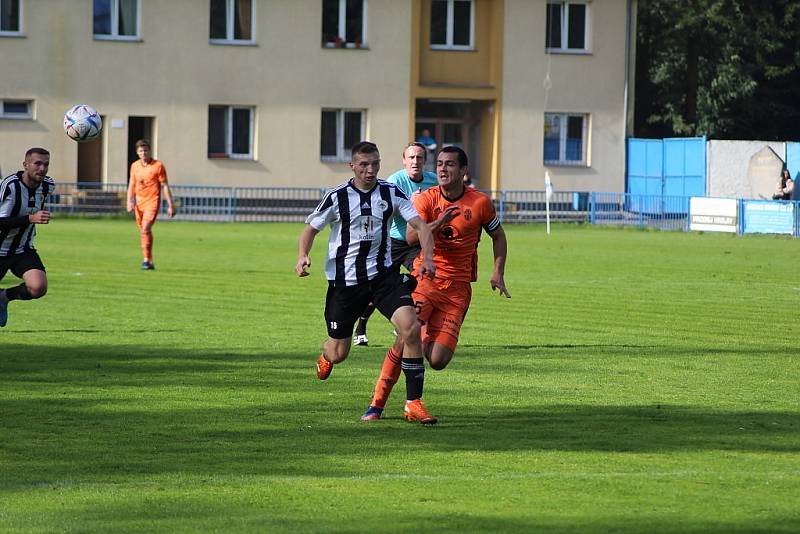 Z fotbalového utkání ČFL skupiny B Kolín - Mladá Boleslav B