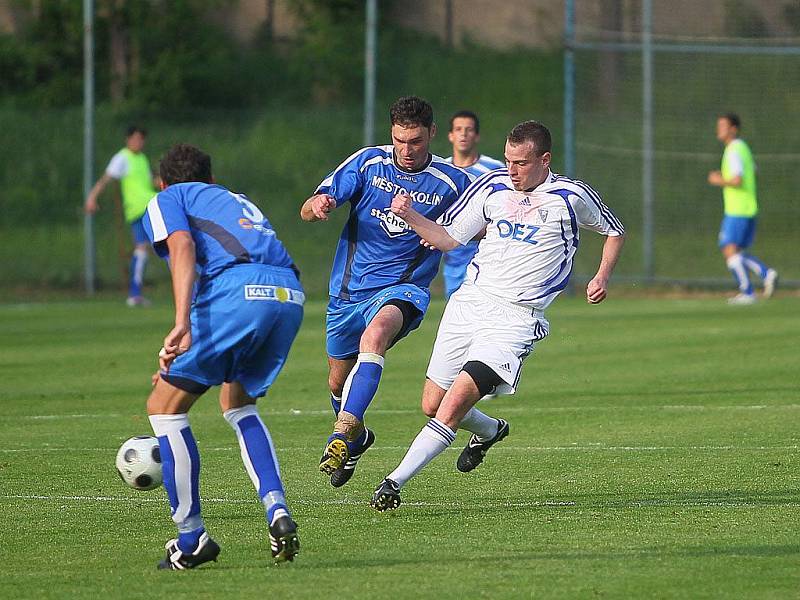 Z utkání FK Kolín - Letohrad (2:6).