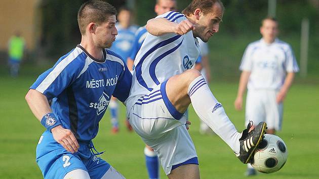 Z utkání FK Kolín - Letohrad (2:6).