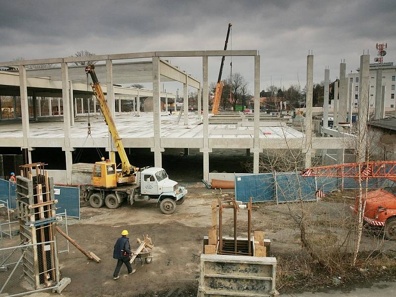 Výstavba Obchodního centra Kolín