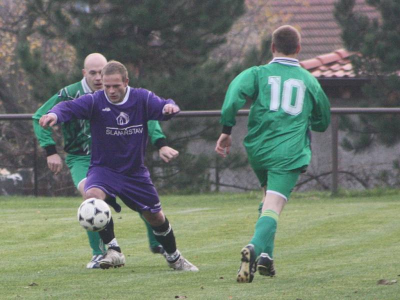 Z utkání Libodřice - Tři Dvory (4:1).