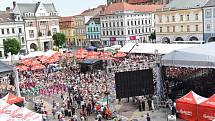 Závěrečný monstrkoncert festivalu Kmochův Kolín.