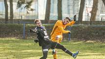 Z přípravného utkání FK Kolín - Dukla Praha B (0:6).