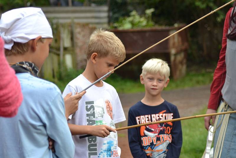 Pirátská stezka nabídla dětem spoustu zábavy