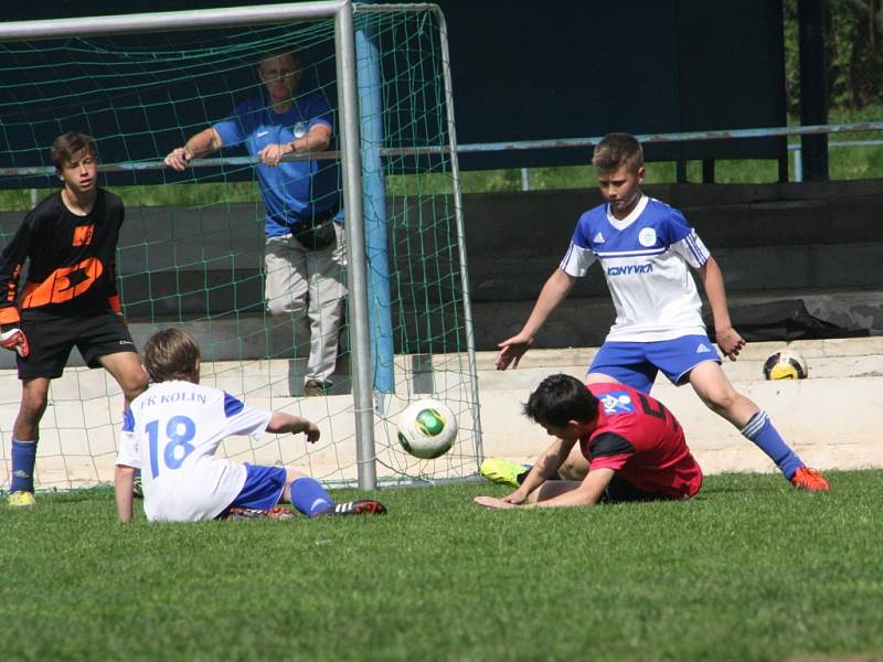 Z utkání FK Kolín U12 - Mladá Boleslav (3:11).