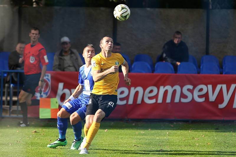 Z utkání FK Kolín - Sokolov (1:4).