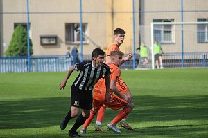 Z fotbalového utkání České fotbalové ligy Kolín - Mladá Boleslav B (1:0)