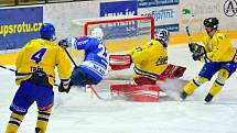 Z utkání play off II. ligy. Kolín - Jindřichův Hradec 4:1