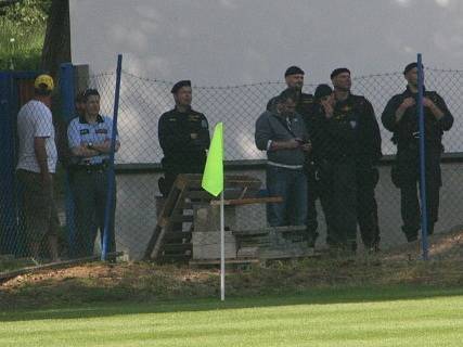 Z utkání FK Kolín - Žižkov (0:4).