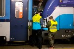 Ze srážky vlaku s člověkem na kolínském nádraží 23. listopadu 2022.
