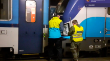 Ze srážky vlaku s člověkem na kolínském nádraží 23. listopadu 2022.