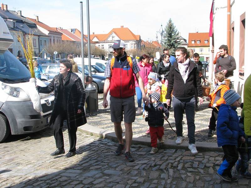 Hledání velikonočního vajíčka v Kouřimi