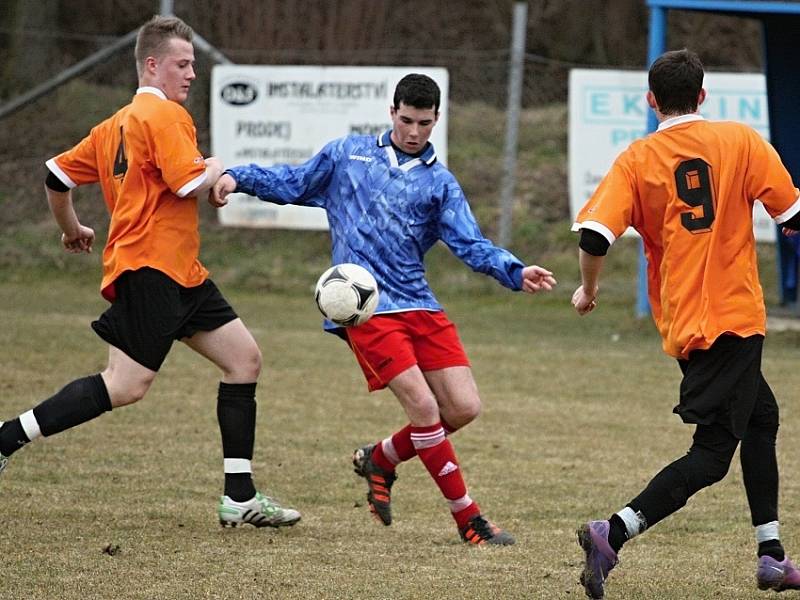 Z utkání Kouřim - FK Kolín B (4:0).