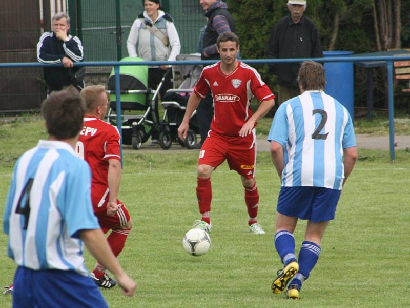 Z dohrávky Polepy - Konárovice (2:3).