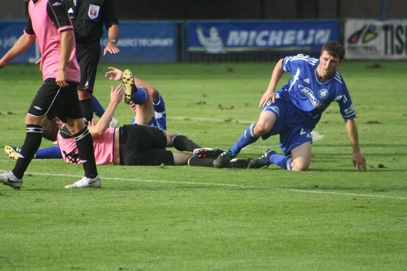 Z utkání FK Kolín - Roudnice nad Labem (2:2).