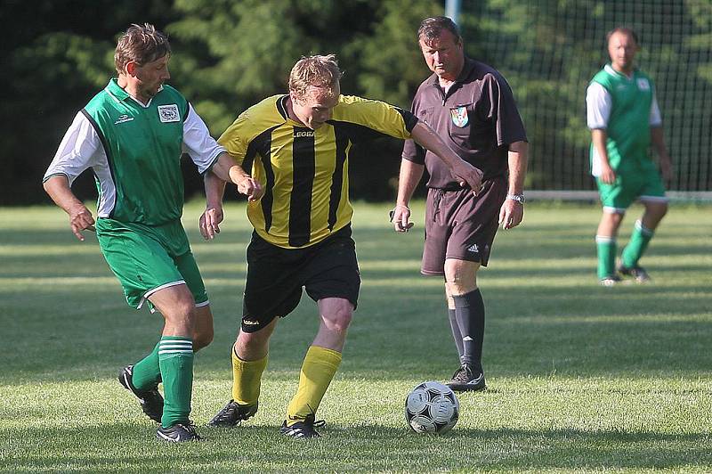 Z utkání Nebovidy - Tři Dvory (0:7).