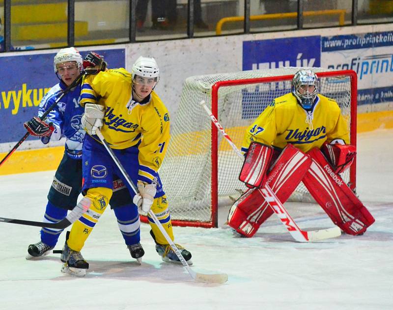 Z utkání play off II. ligy. Kolín - Jindřichův Hradec 4:1