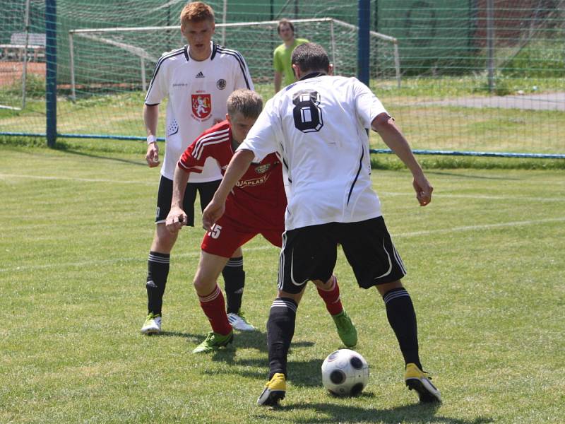 Z utkání Polepy - Hradec Králové B (3:3).