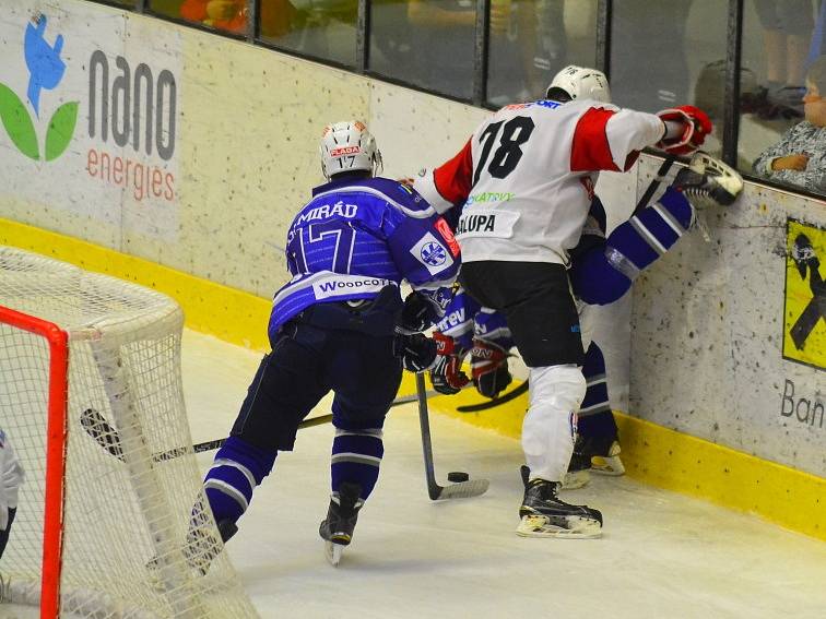 Z utkání SC Kolín - Klatovy (5:4).