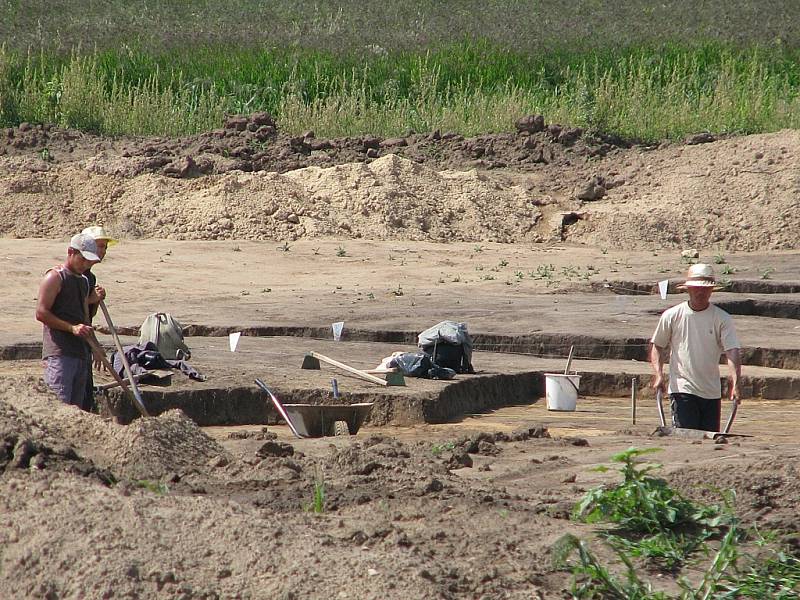 Archeologický průzkum po trase obchvatu Kolína