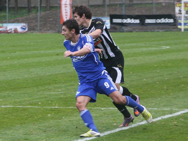 Z utkání FK Kolín - Strakonice (3:1).