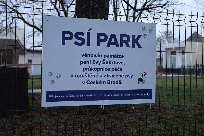 Psí park v Českém Brodě.