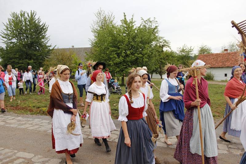 Dožínky v kouřimském skanzenu