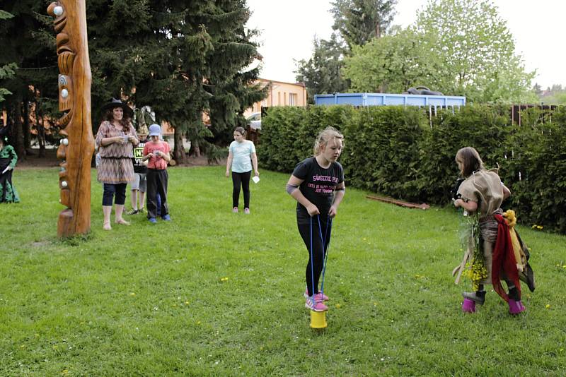 Čarodějnický rej se konal v mateřské školce.