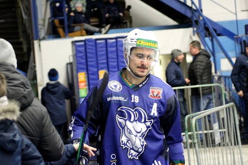 Z hokejového utkání Chance ligy Kolín - Ústí nad Labem (3:4)
