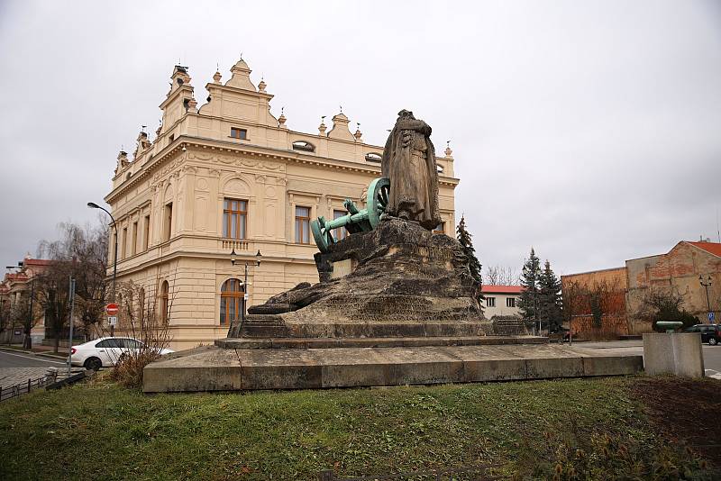 Památník Prokopa Holého, březen 2021.