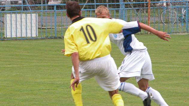 Z přípravného utkání Velim - Mladá Boleslav B (2:2).